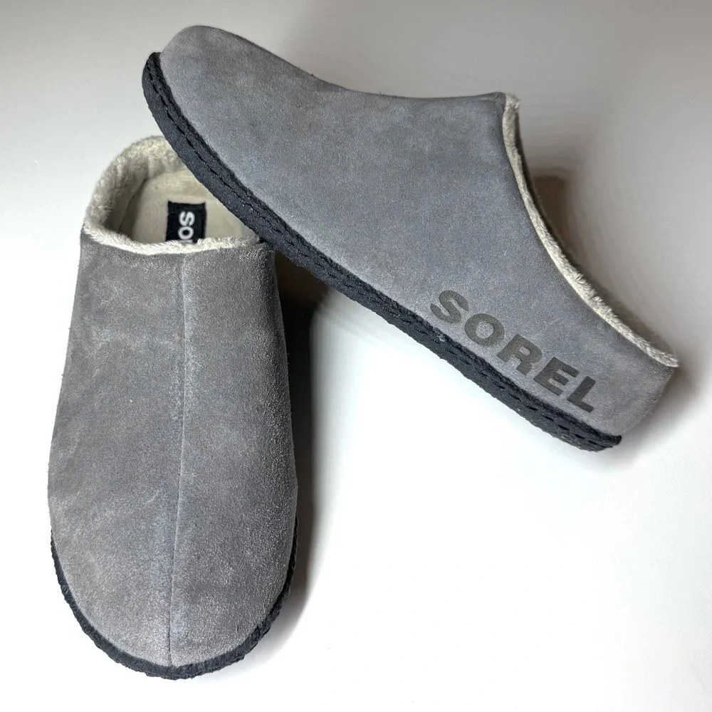 Sorel Kids Lanner Ridge Gray Slippers Size- 3